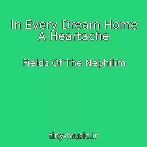 کاور آهنگ In Every Dream Home A Heartache از Fields Of The Nephilim