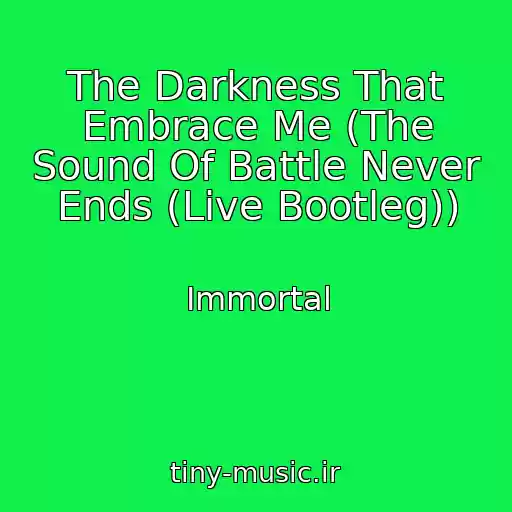 کاور آهنگ The Darkness That Embrace Me (The Sound Of Battle Never Ends (Live Bootleg)) از Immortal