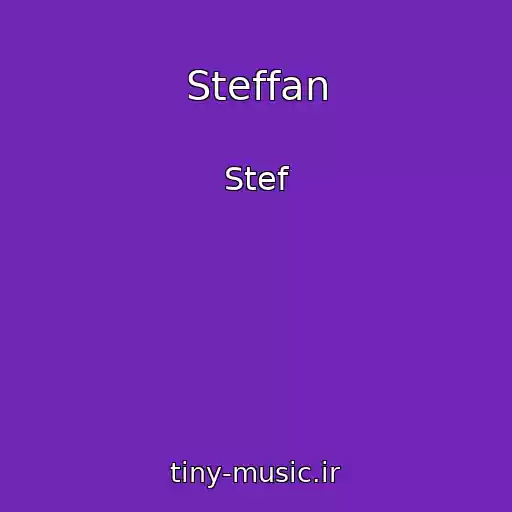کاور آهنگ Steffan از Stef
