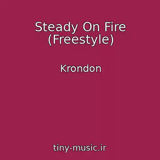 کاور آهنگ Steady On Fire (Freestyle) از Krondon