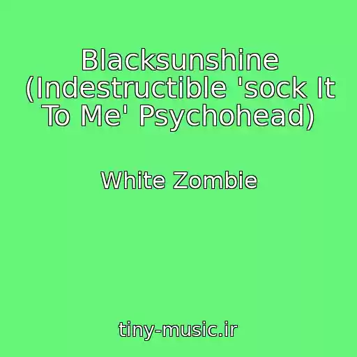 کاور آهنگ Blacksunshine (Indestructible 'sock It To Me' Psychohead) از White Zombie