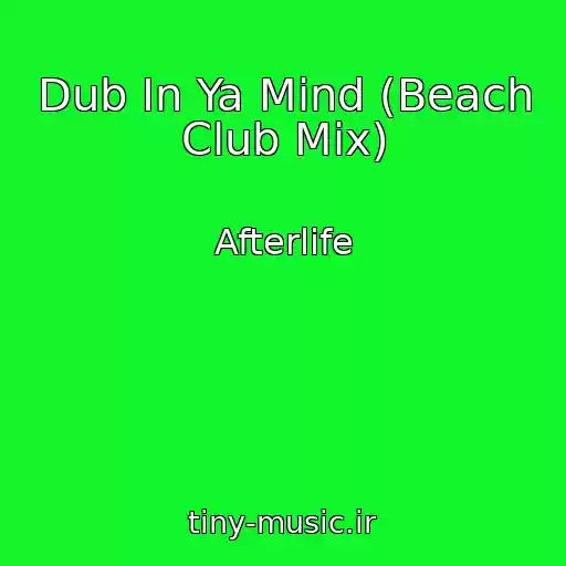 کاور آهنگ Dub In Ya Mind (Beach Club Mix) از Afterlife