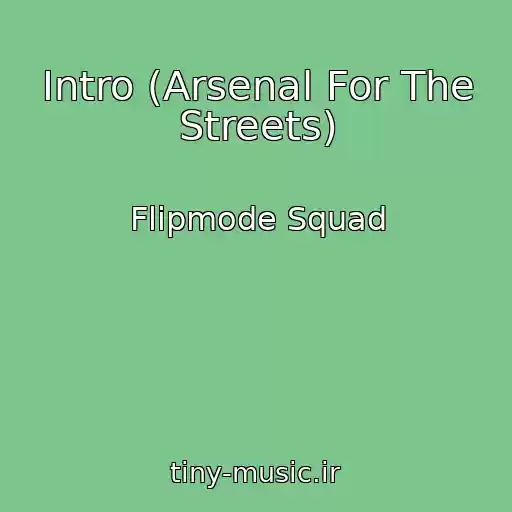 کاور آهنگ Intro (Arsenal For The Streets) از Flipmode Squad