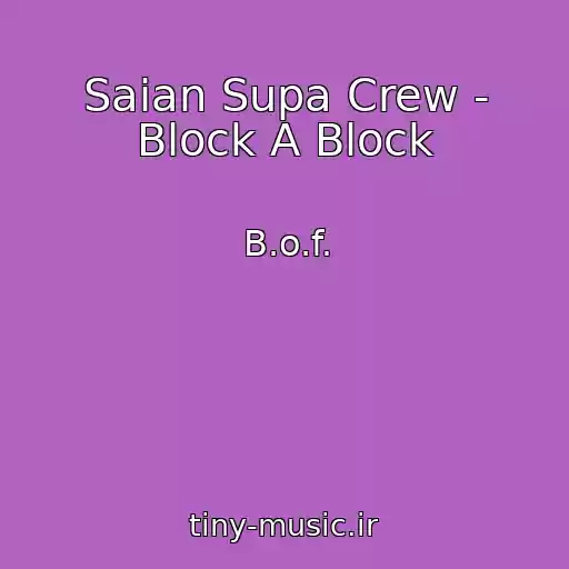 کاور آهنگ Saian Supa Crew - Block A Block از B.o.f.