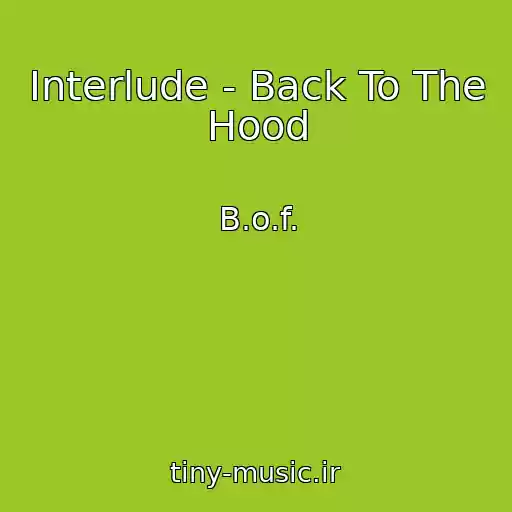 کاور آهنگ Interlude - Back To The Hood از B.o.f.
