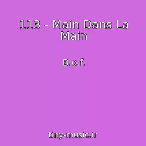 کاور آهنگ 113 - Main Dans La Main از B.o.f.
