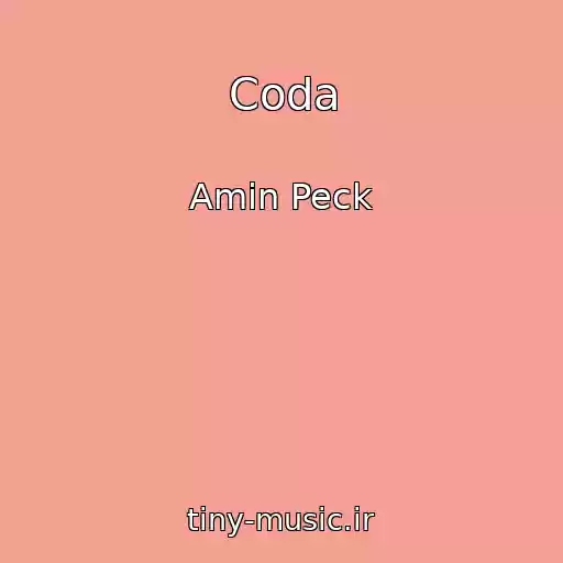 کاور آهنگ Coda از Amin Peck