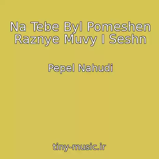 کاور آهنگ Na Tebe Byl Pomeshen Raznye Muvy I Seshn از Pepel Nahudi