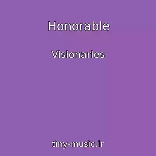 کاور آهنگ Honorable از Visionaries