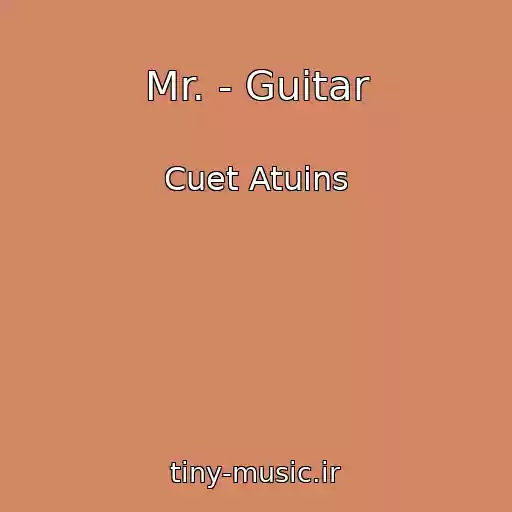 کاور آهنگ Mr. - Guitar از Cuet Atuins