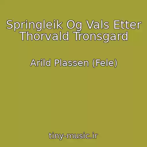 کاور آهنگ Springleik Og Vals Etter Thorvald Tronsgard از Arild Plassen (Fele)