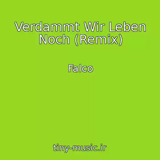 کاور آهنگ Verdammt Wir Leben Noch (Remix) از Falco