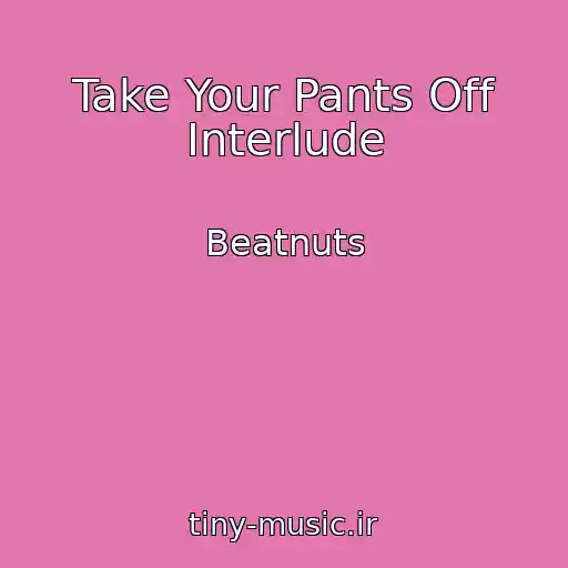 کاور آهنگ Take Your Pants Off Interlude از Beatnuts