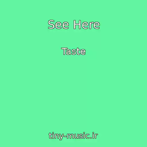 کاور آهنگ See Here از Taste