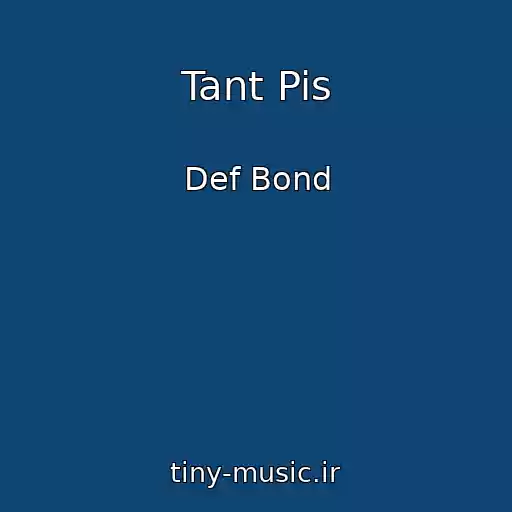 کاور آهنگ Tant Pis از Def Bond