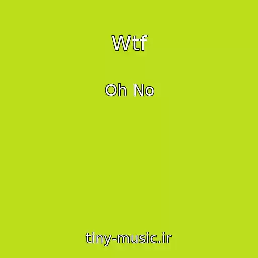 کاور آهنگ Wtf از Oh No