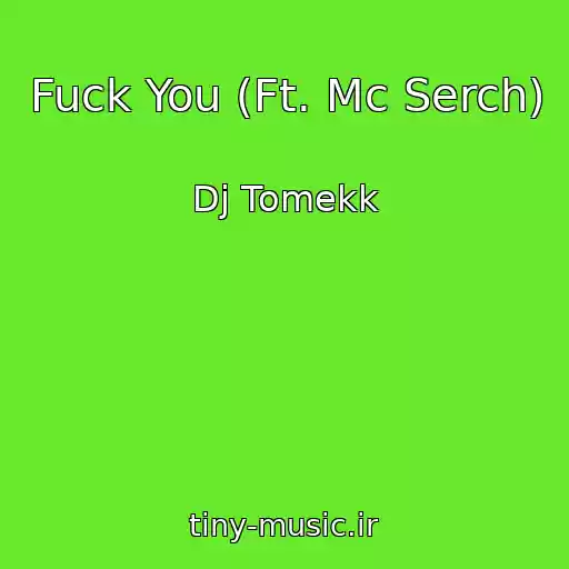 کاور آهنگ Fuck You (Ft. Mc Serch) از Dj Tomekk