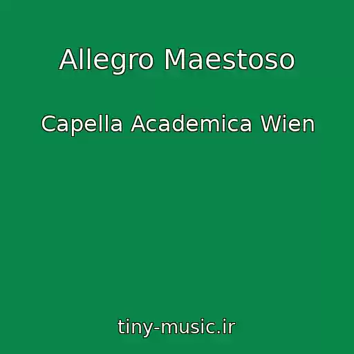 کاور آهنگ Allegro Maestoso از Capella Academica Wien