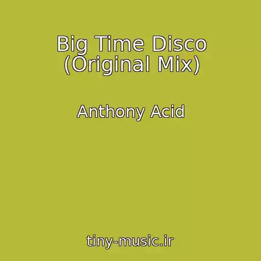کاور آهنگ Big Time Disco (Original Mix) از Anthony Acid