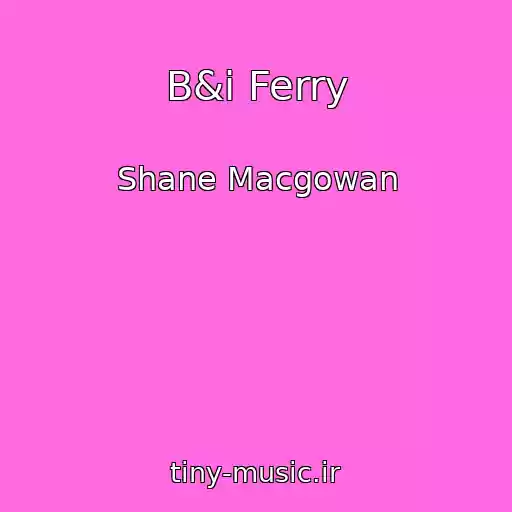 کاور آهنگ B&i Ferry از Shane Macgowan