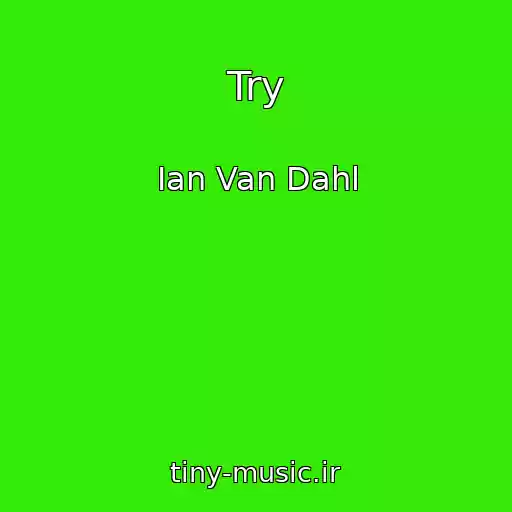 کاور آهنگ Try از Ian Van Dahl