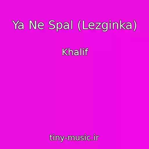 کاور آهنگ Ya Ne Spal (Lezginka) از Khalif