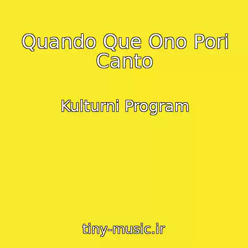 کاور آهنگ Quando Que Ono Pori Canto از Kulturni Program