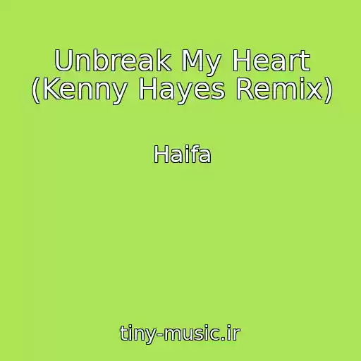 کاور آهنگ Unbreak My Heart (Kenny Hayes Remix) از Haifa