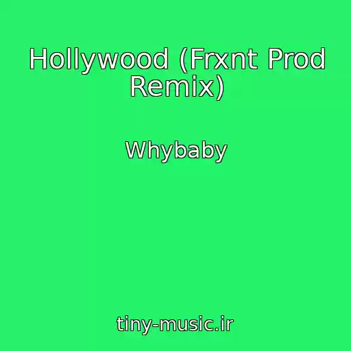 کاور آهنگ Hollywood (Frxnt Prod Remix) از Whybaby