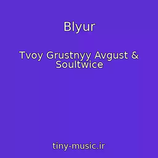کاور آهنگ Blyur از Tvoy Grustnyy Avgust & Soultwice