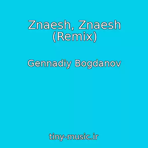 کاور آهنگ Znaesh, Znaesh (Remix) از Gennadiy Bogdanov