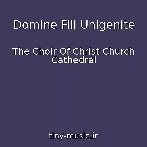 کاور آهنگ Domine Fili Unigenite از The Choir Of Christ Church Cathedral