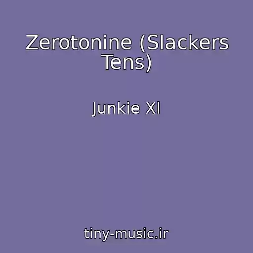 کاور آهنگ Zerotonine (Slackers Tens) از Junkie Xl