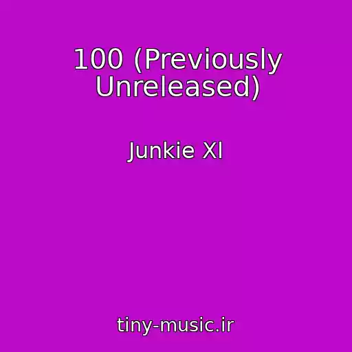 کاور آهنگ 100 (Previously Unreleased) از Junkie Xl