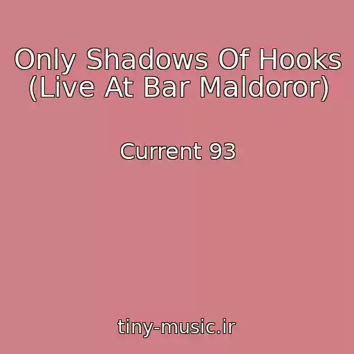 کاور آهنگ Only Shadows Of Hooks (Live At Bar Maldoror) از Current 93