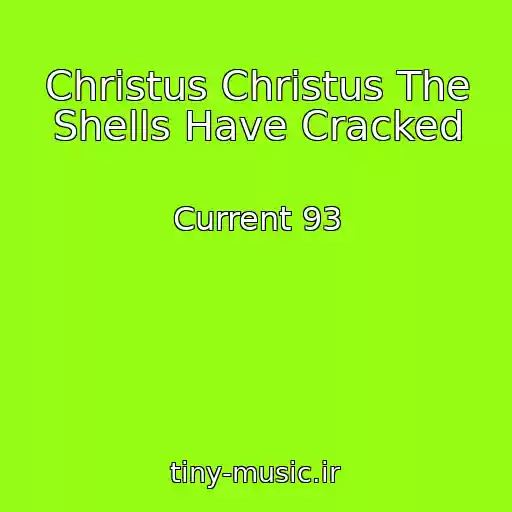 کاور آهنگ Christus Christus The Shells Have Cracked از Current 93