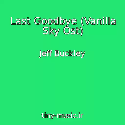 کاور آهنگ Last Goodbye (Vanilla Sky Ost) از Jeff Buckley