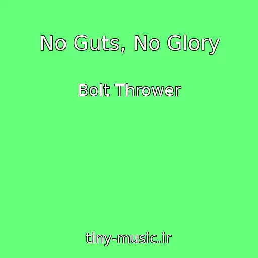 کاور آهنگ No Guts, No Glory از Bolt Thrower