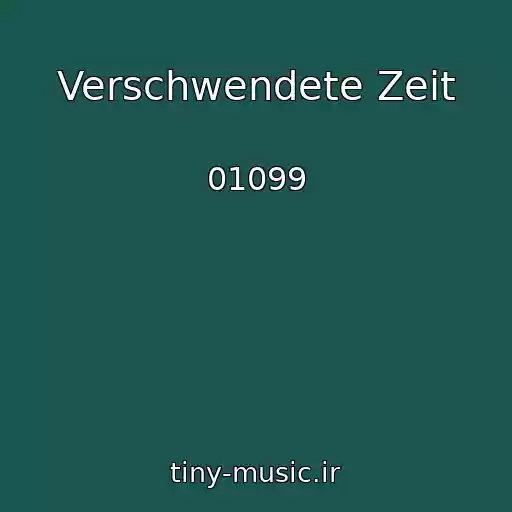 کاور آهنگ Verschwendete Zeit از 01099