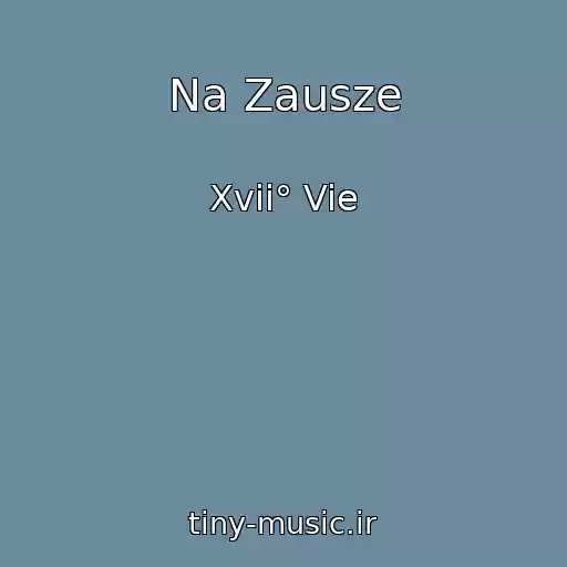 کاور آهنگ Na Zausze از Xvii° Vie