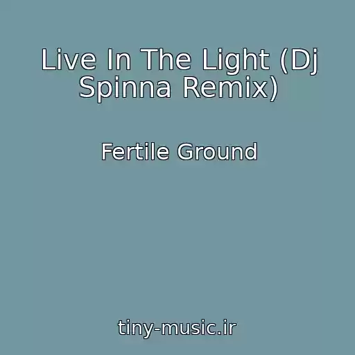 کاور آهنگ Live In The Light (Dj Spinna Remix) از Fertile Ground