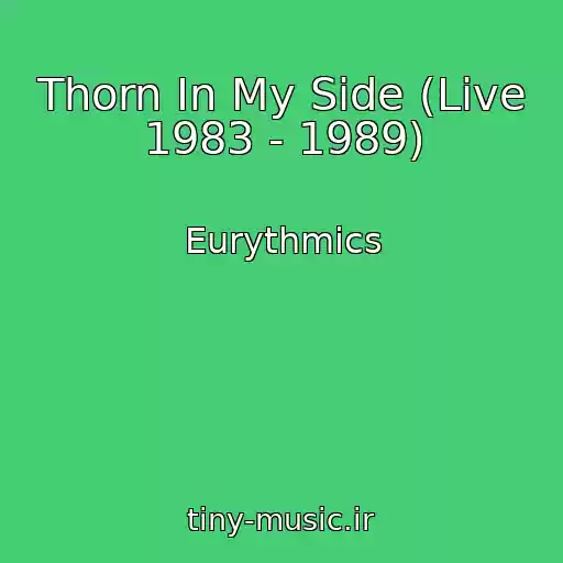 کاور آهنگ Thorn In My Side (Live 1983 - 1989) از Eurythmics