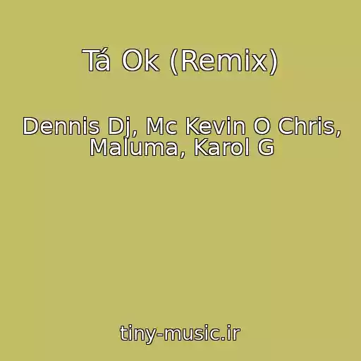 کاور آهنگ Tá Ok (Remix) از Dennis Dj, Mc Kevin O Chris, Maluma, Karol G
