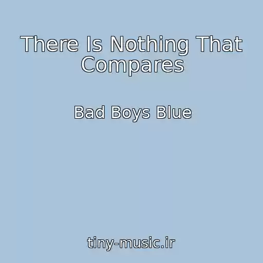کاور آهنگ There Is Nothing That Compares از Bad Boys Blue