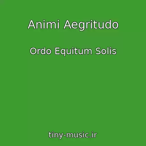 کاور آهنگ Animi Aegritudo از Ordo Equitum Solis