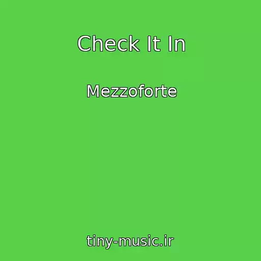 کاور آهنگ Check It In از Mezzoforte