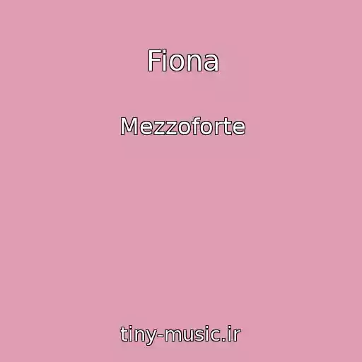 کاور آهنگ Fiona از Mezzoforte