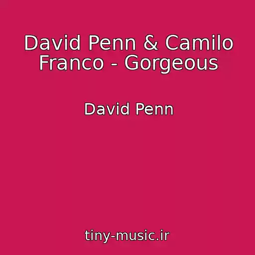 کاور آهنگ David Penn & Camilo Franco - Gorgeous از David Penn