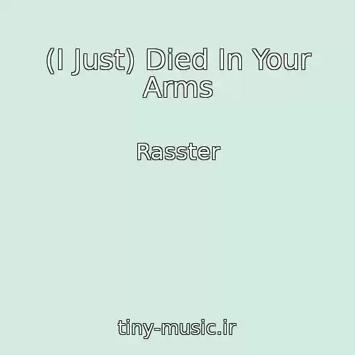 کاور آهنگ (I Just) Died In Your Arms از Rasster