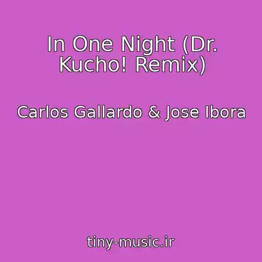 کاور آهنگ In One Night (Dr. Kucho! Remix) از Carlos Gallardo & Jose Ibora